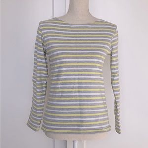 Basic strip long sleeve top